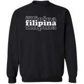 Filipina Triple Unisex Crewneck Pullover Sweatshirt